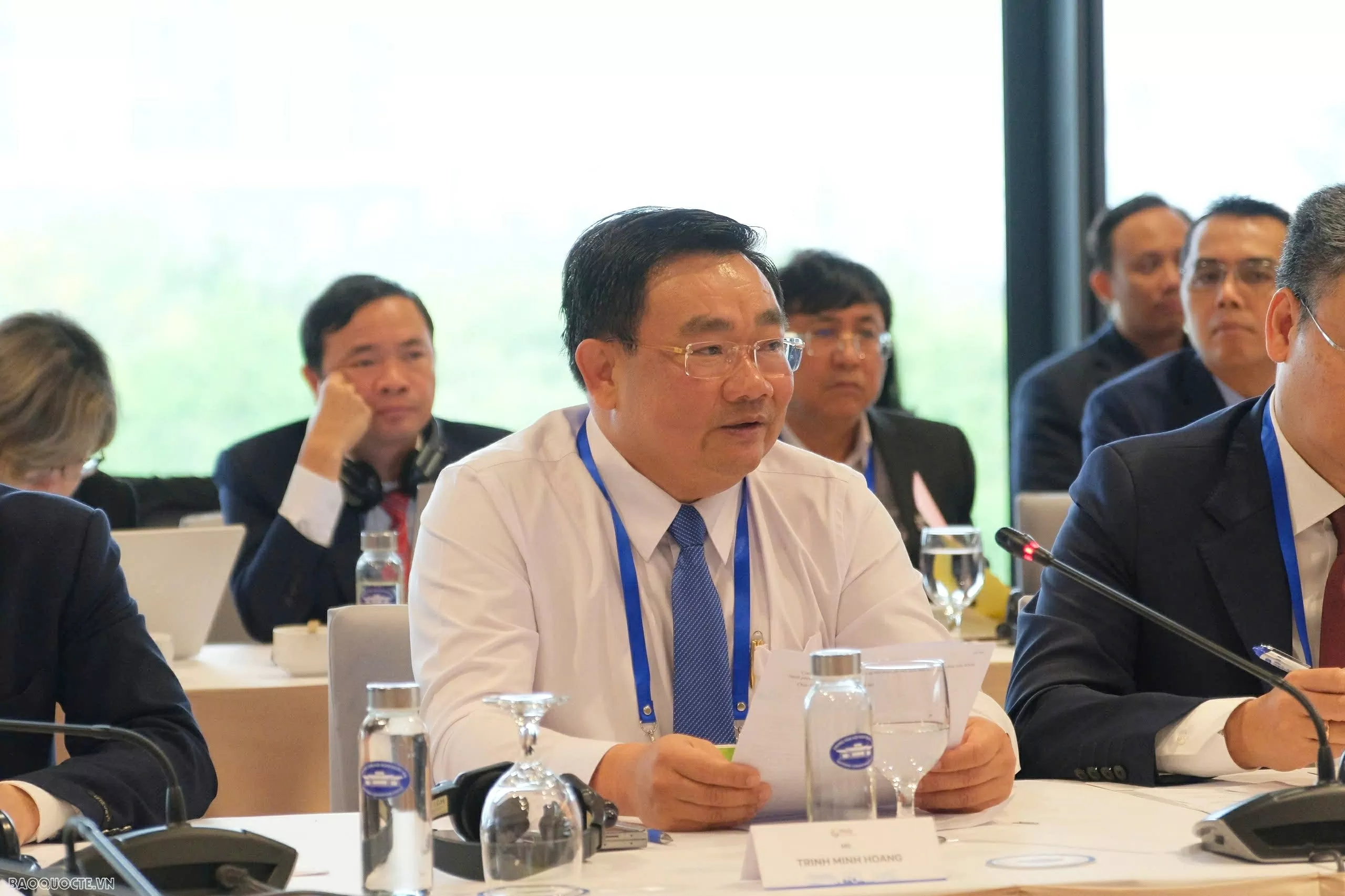 Ông Trịnh Minh Hoàng khẳng định năng lượng tái tạo là lĩnh vực đột phá trong chuyển đổi năng lượng bền vững của Ninh Thuận (Ảnh: Bích Quyên). Ông Trịnh Minh Hoàng khẳng định năng lượng tái tạo là lĩnh vực đột phá trong chuyển đổi năng lượng bền vững của Ninh Thuận (Ảnh: Bích Quyên).