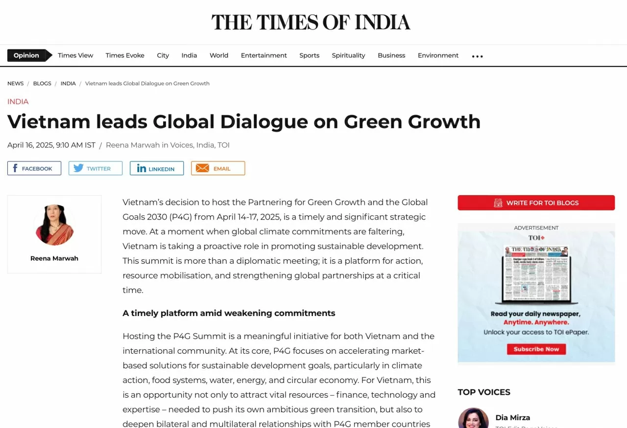 Ảnh chụp màn hình bài viết. 