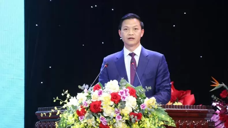 Đồng chí Vương Quốc Tuấn, Chủ tịch Ủy ban nhân dân tỉnh Bắc Ninh phát biểu.