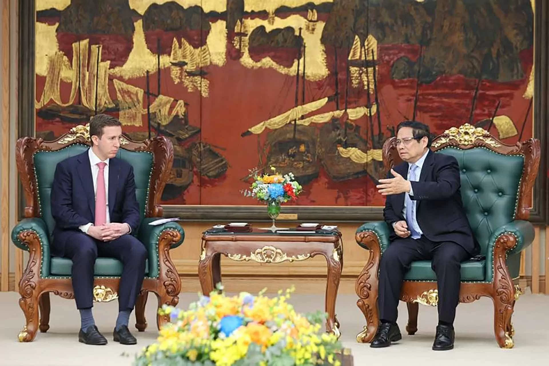 Đề nghị Warburg Pincus mở rộng đầu tư và thúc đẩy thương mại công bằng, bền vững Việt Nam-Hoa Kỳ Đề nghị Warburg Pincus mở rộng đầu tư và thúc đẩy thương mại công bằng, bền vững Việt Nam-Hoa Kỳ