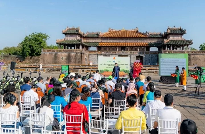 Huế phát triển du lịch di sản xanh và lan toả thông điệp 'Thành phố xe đạp' Huế phát triển du lịch di sản xanh và lan toả thông điệp 'Thành phố xe đạp'