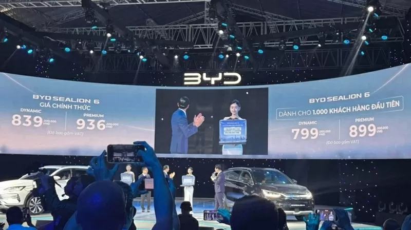 Sự kiện ra mắt BYD Sealion 6 tại Việt Nam