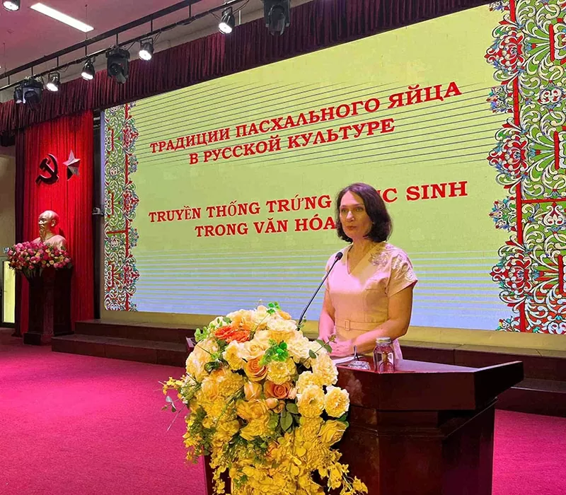 Sắc màu Phục Sinh: Khi truyền thống Nga lan tỏa trong không gian văn hóa Việt Sắc màu Phục Sinh: Khi truyền thống Nga lan tỏa trong không gian văn hóa Việt