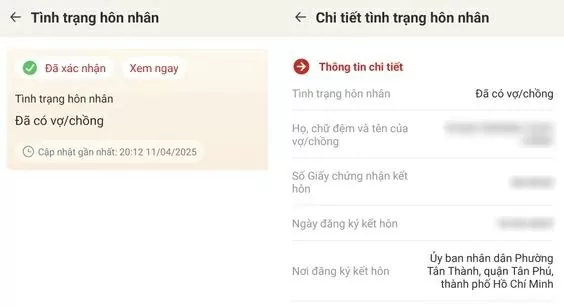 Hướng dẫn cách tích hợp tình trạng hôn nhân trên ứng dụng VNeID chi tiết nhất 2025 Hướng dẫn cách tích hợp tình trạng hôn nhân trên ứng dụng VNeID chi tiết nhất 2025