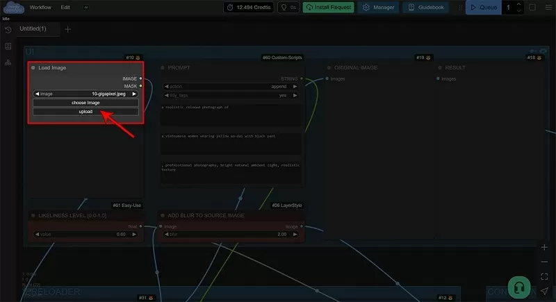Chọn tấm ảnh cũ muốn phục hồi Chọn tấm ảnh cũ muốn phục hồi
