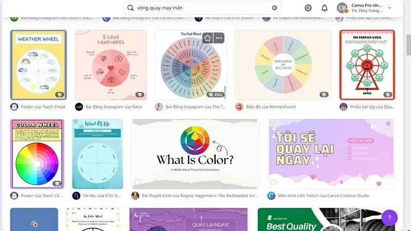 Chọn thiết kế phù hợp