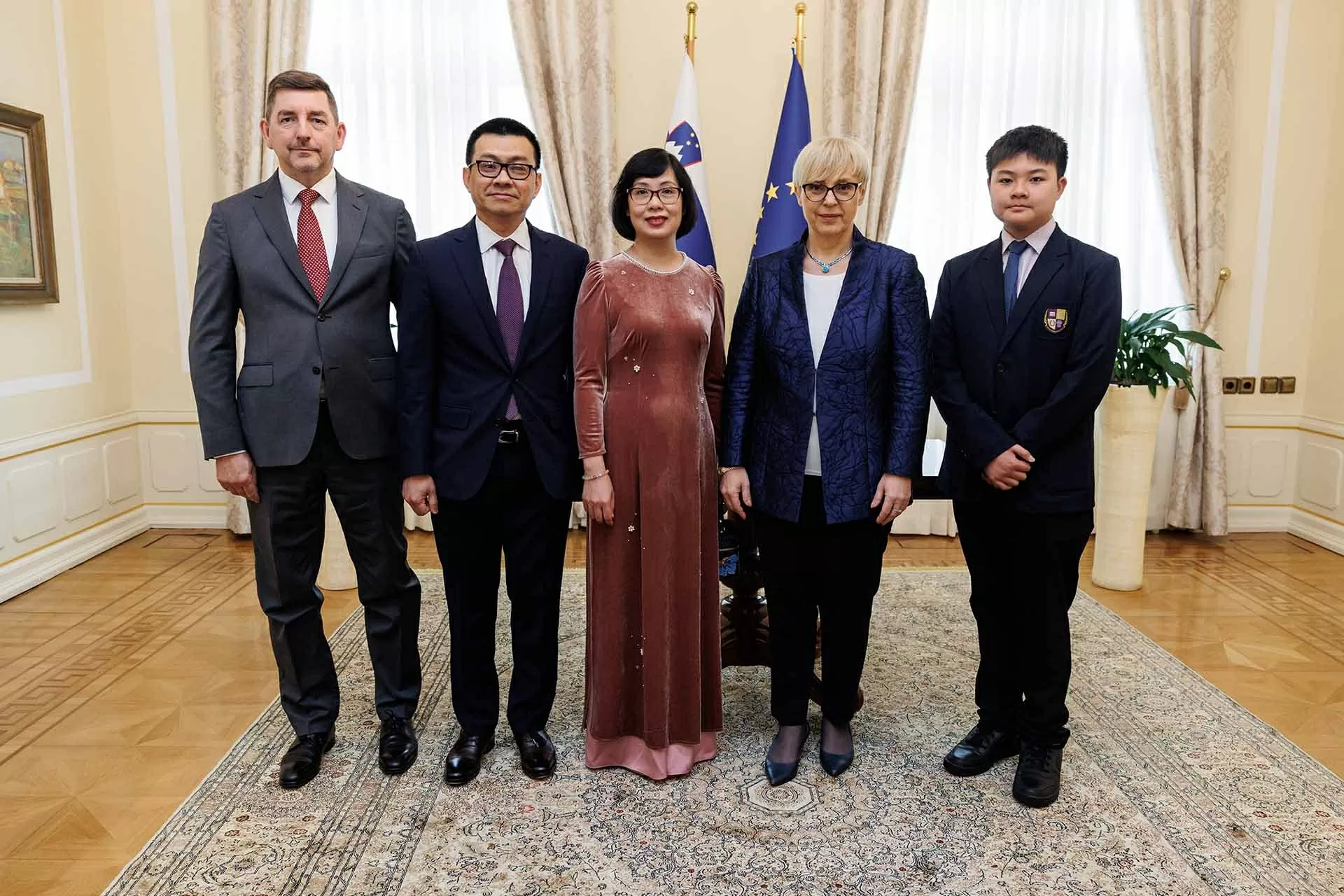 Đại sứ Vũ Lê Thái Hoàng trình Thư ủy nhiệm lên Tổng thống Slovenia