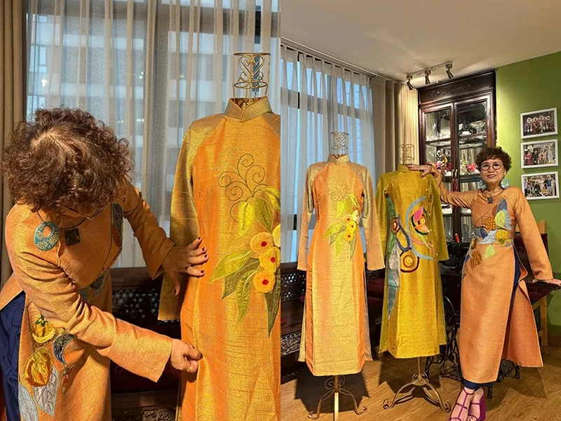 Nhà thiết kế Xuân Thu chia sẻ về ý nghĩa của Bộ sưu tập áo dài chào mừng sự kiện Giải phóng miền Nam, thống nhất đất nước Nhà thiết kế Xuân Thu chia sẻ về ý nghĩa của Bộ sưu tập áo dài chào mừng sự kiện Giải phóng miền Nam, thống nhất đất nước