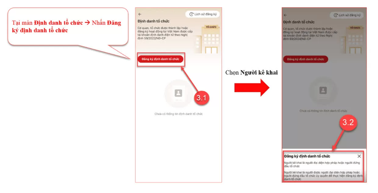 Hướng dẫn đăng ký định danh điện tử cho doanh nghiệp online trên VNeID Hướng dẫn cách đăng ký định danh điện tử cho doanh nghiệp online trên VNeID