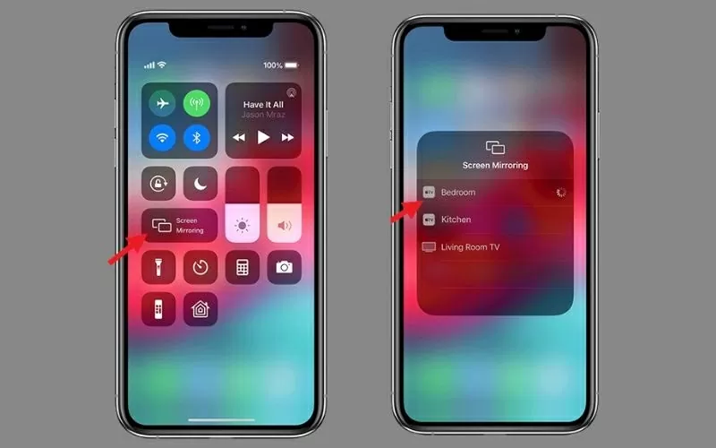 Cách bật phản chiếu màn hình iPhone lên TV dễ dàng Cách bật phản chiếu màn hình iPhone lên TV dễ dàng