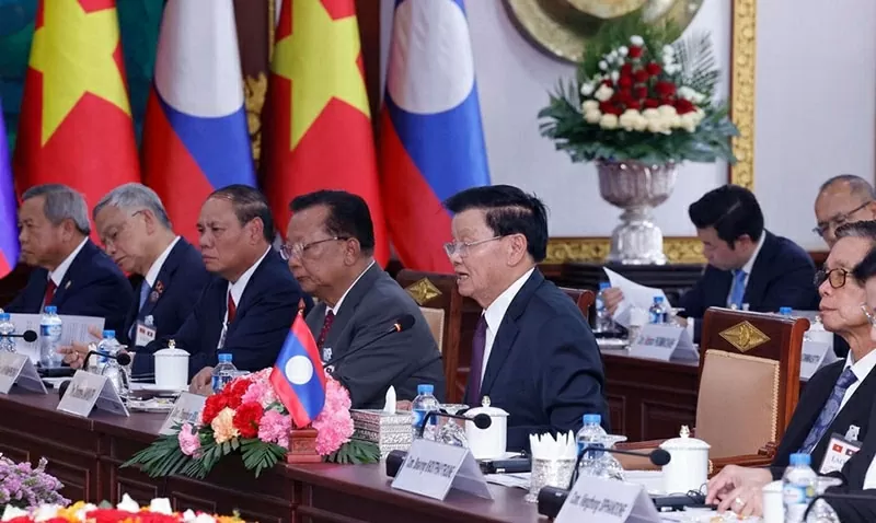 Dành ưu tiên cao nhất cho thúc đẩy hợp tác Việt Nam-Lào trên tất cả các lĩnh vực