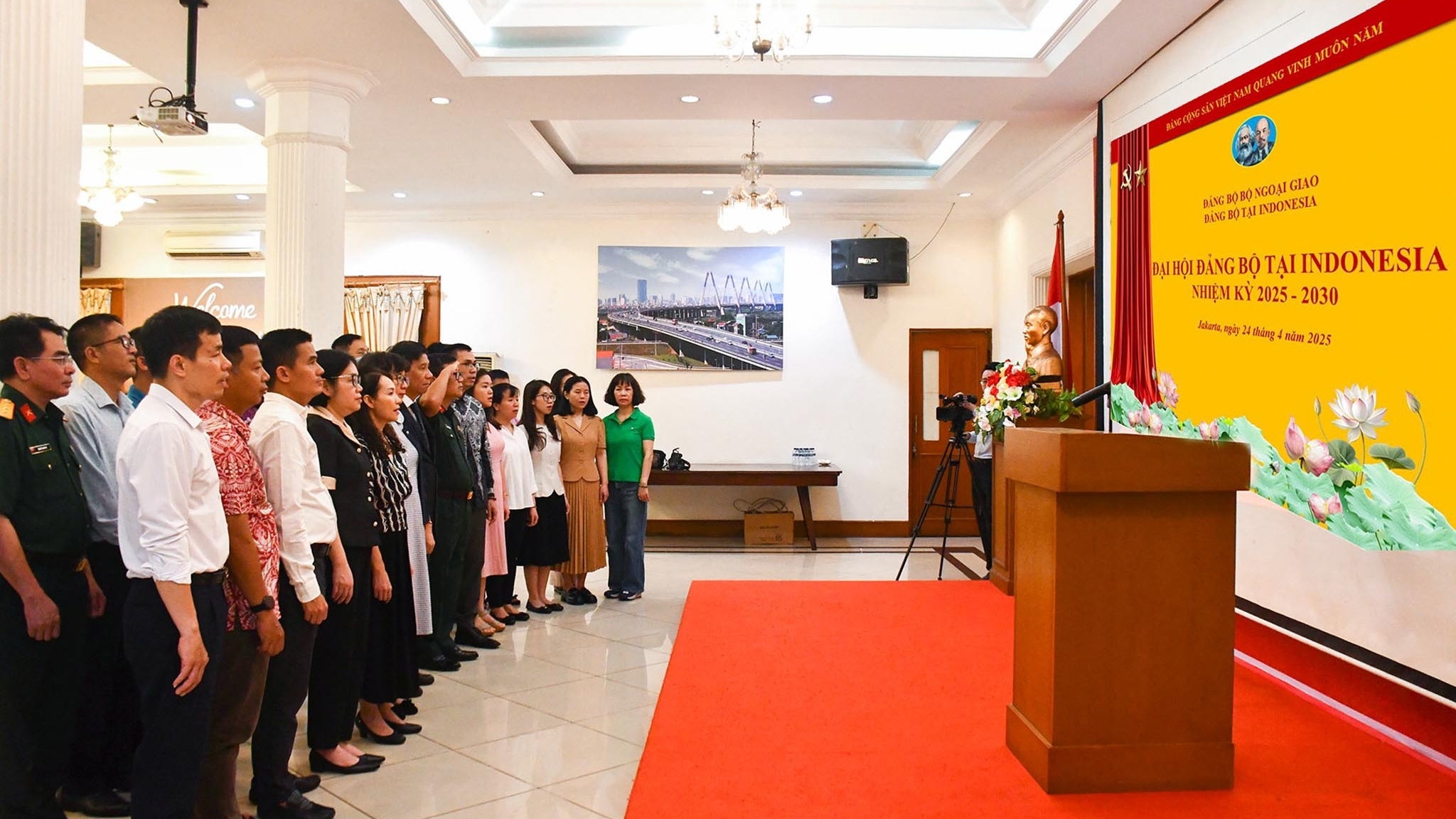 Đảng bộ tại Indonesia tổ chức thành công Đại hội nhiệm kỳ 2025-2030