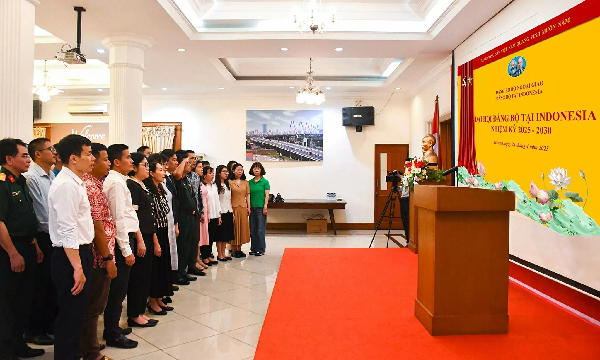 Đảng bộ tại Indonesia tổ chức thành công Đại hội nhiệm kỳ 2025-2030