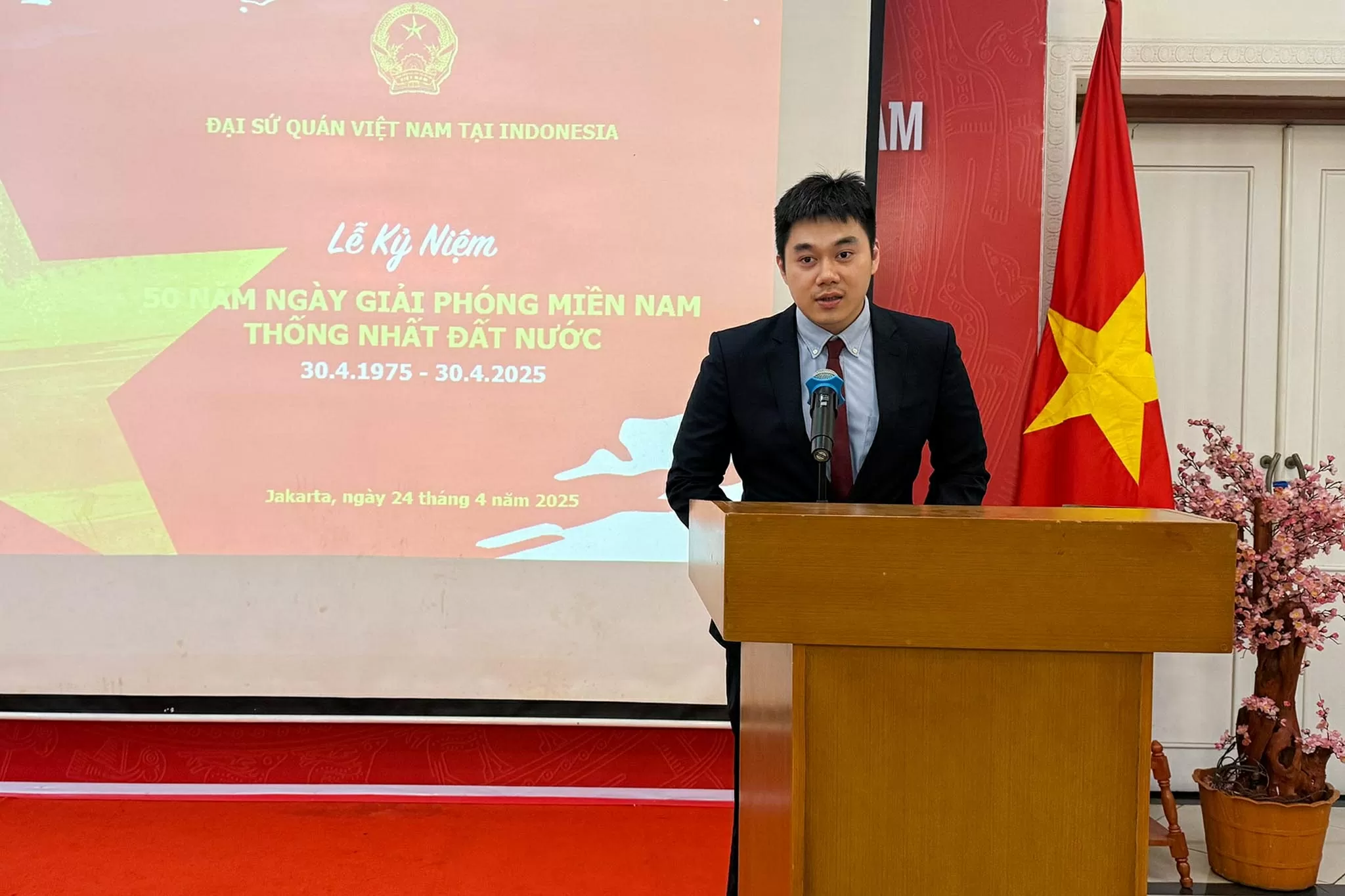 Kỷ niệm 50 năm ngày giải phóng miền Nam, thống nhất đất nước tại Indonesia Kỷ niệm 50 năm ngày giải phóng miền Nam, thống nhất đất nước tại Indonesia