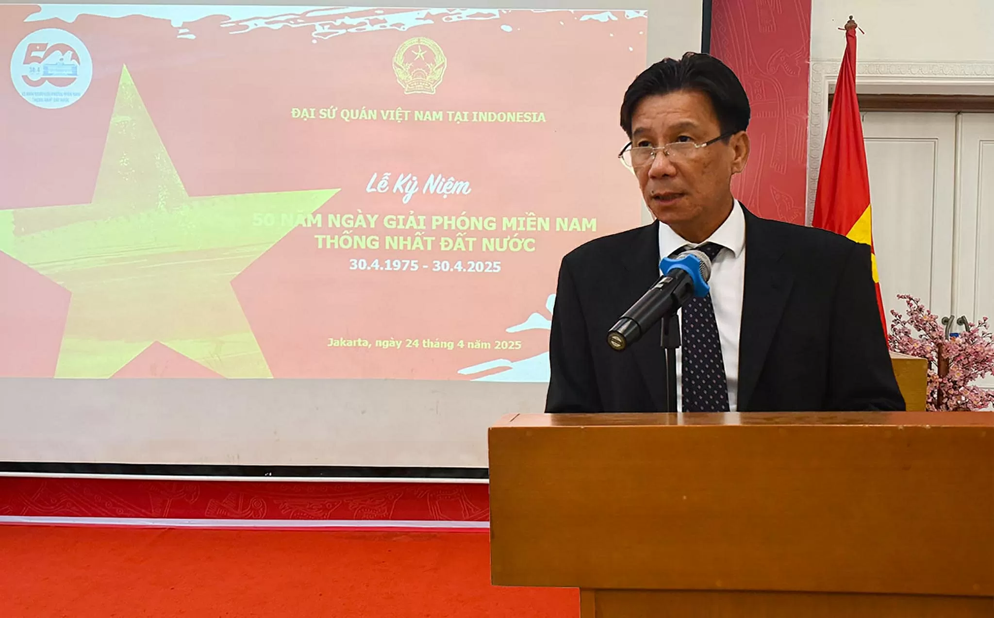 Kỷ niệm 50 năm ngày giải phóng miền Nam, thống nhất đất nước tại Indonesia Kỷ niệm 50 năm ngày giải phóng miền Nam, thống nhất đất nước tại Indonesia