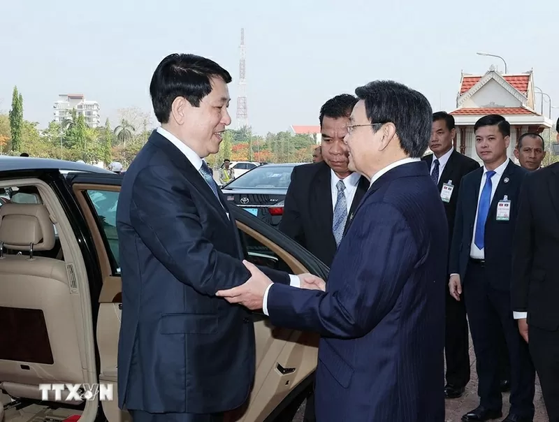 Chủ tịch nước Lương Cường hội kiến Chủ tịch Quốc hội Lào Saysomphone Phomvihane Chủ tịch nước Lương Cường hội kiến Chủ tịch Quốc hội Lào Saysomphone Phomvihane