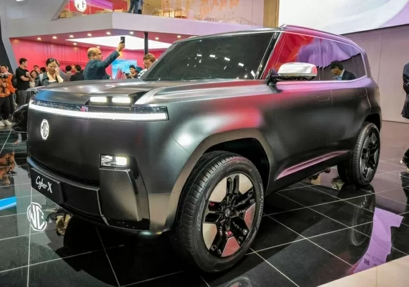 Thiết kế của MG Cyber X được lấy cảm hứng từ mẫu xe địa hình biểu tượng Land Rover Defender