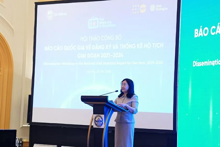 Việt Nam lần đầu công bố Báo cáo quốc gia về đăng ký và thống kê hộ tịch Việt Nam lần đầu công bố Báo cáo quốc gia về đăng ký và thống kê hộ tịch