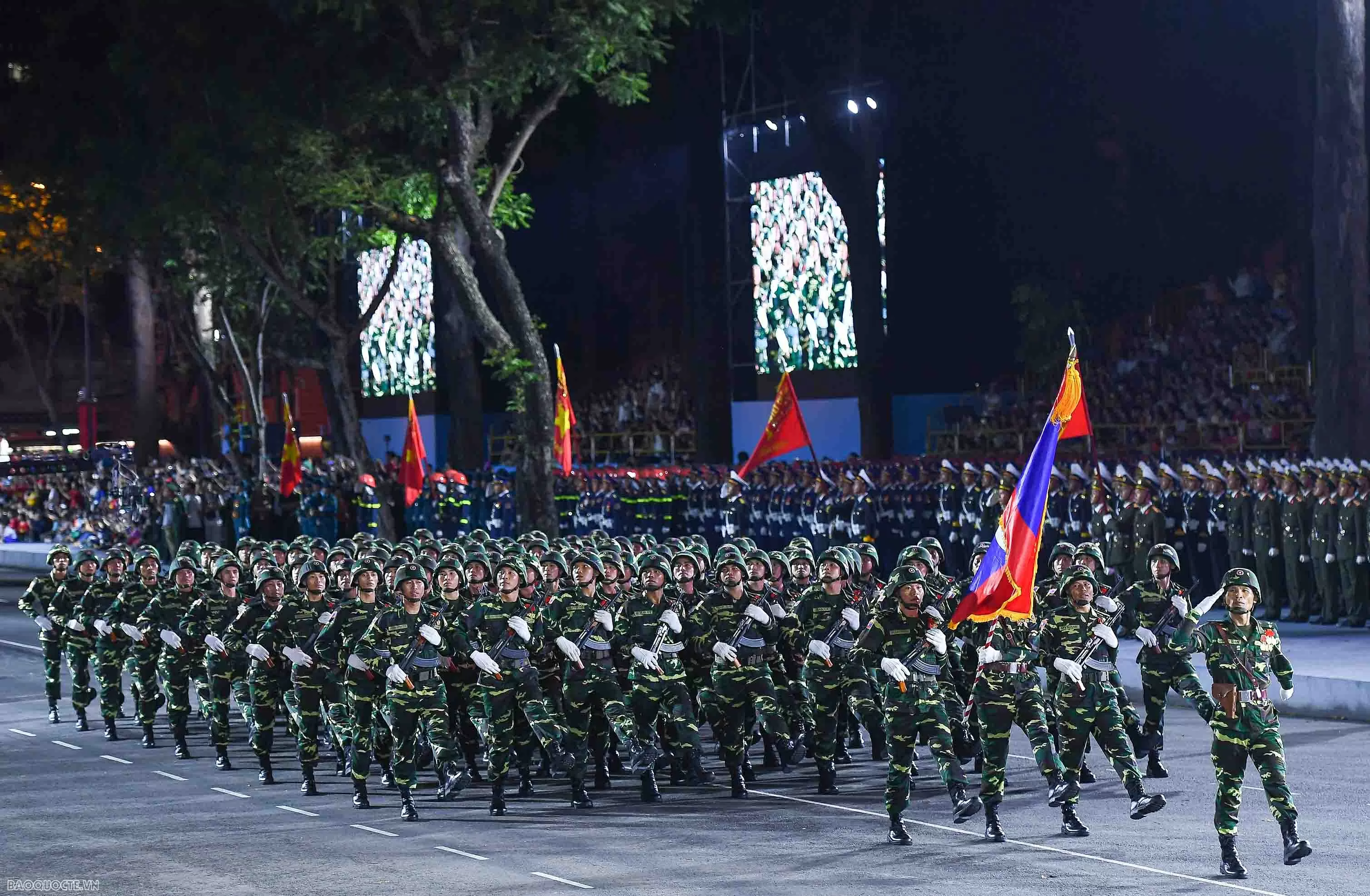 Hình ảnh sơ duyệt kỷ niệm, diễu binh, diễu hành 50 năm Ngày Giải phóng miền Nam thống nhất đất nước