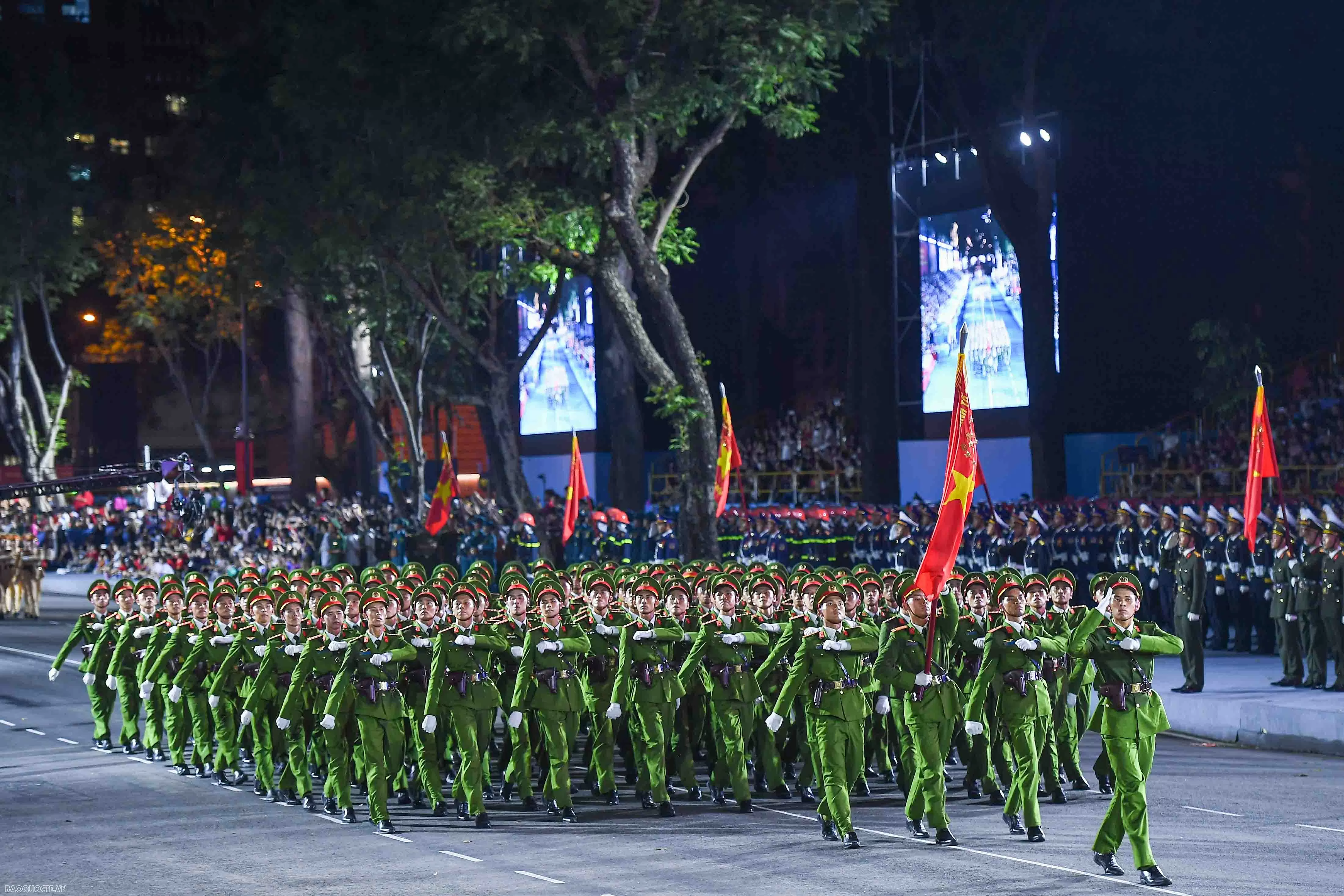 Hình ảnh sơ duyệt kỷ niệm, diễu binh, diễu hành 50 năm Ngày Giải phóng miền Nam thống nhất đất nước