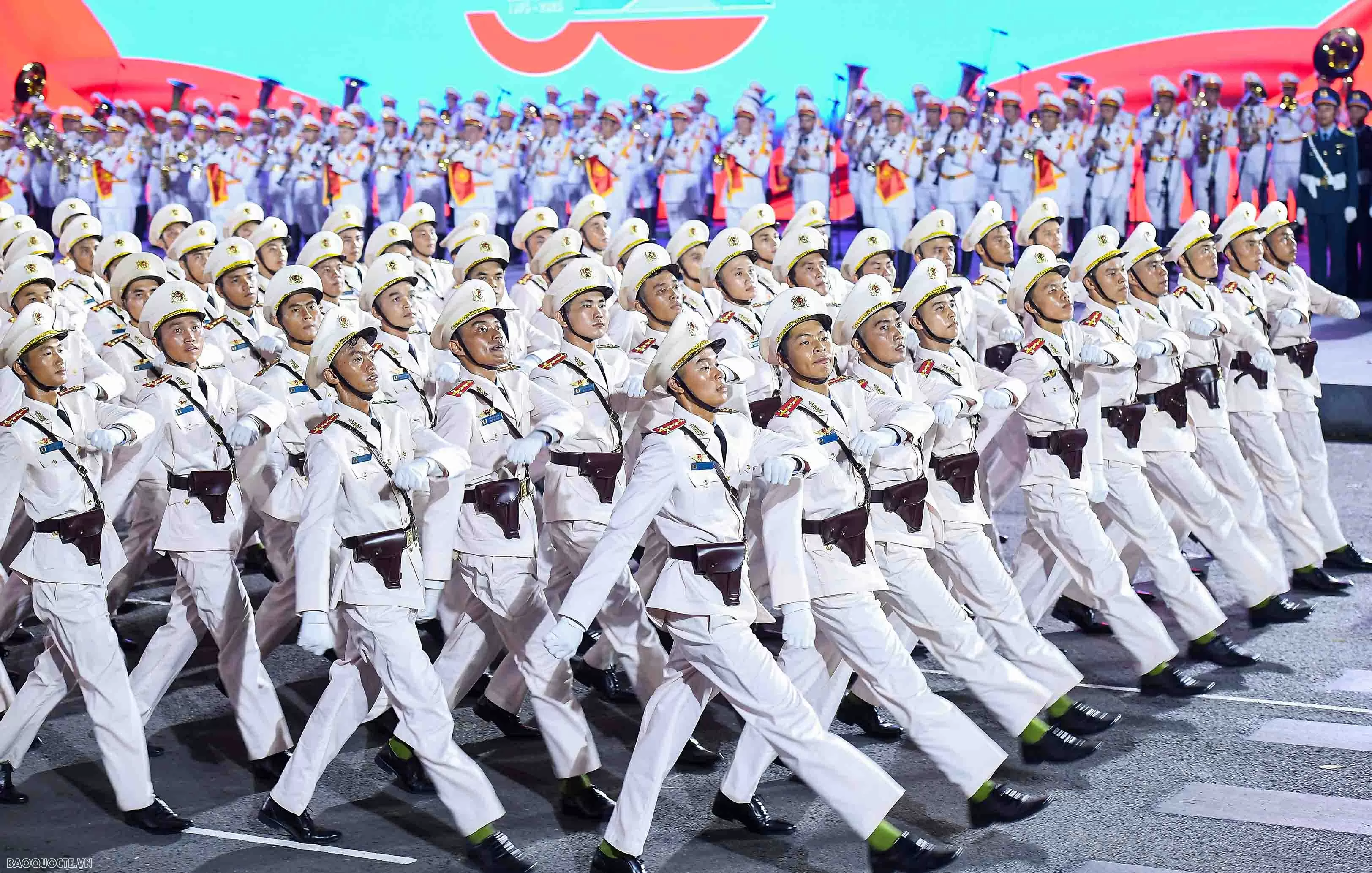 Hình ảnh sơ duyệt kỷ niệm, diễu binh, diễu hành 50 năm Ngày Giải phóng miền Nam thống nhất đất nước