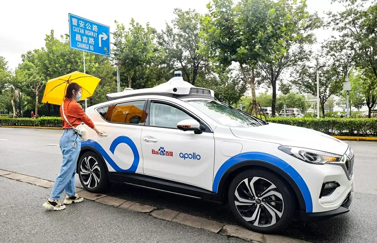 Taxi robot Apollo Go (Nguồn: Baidu)
