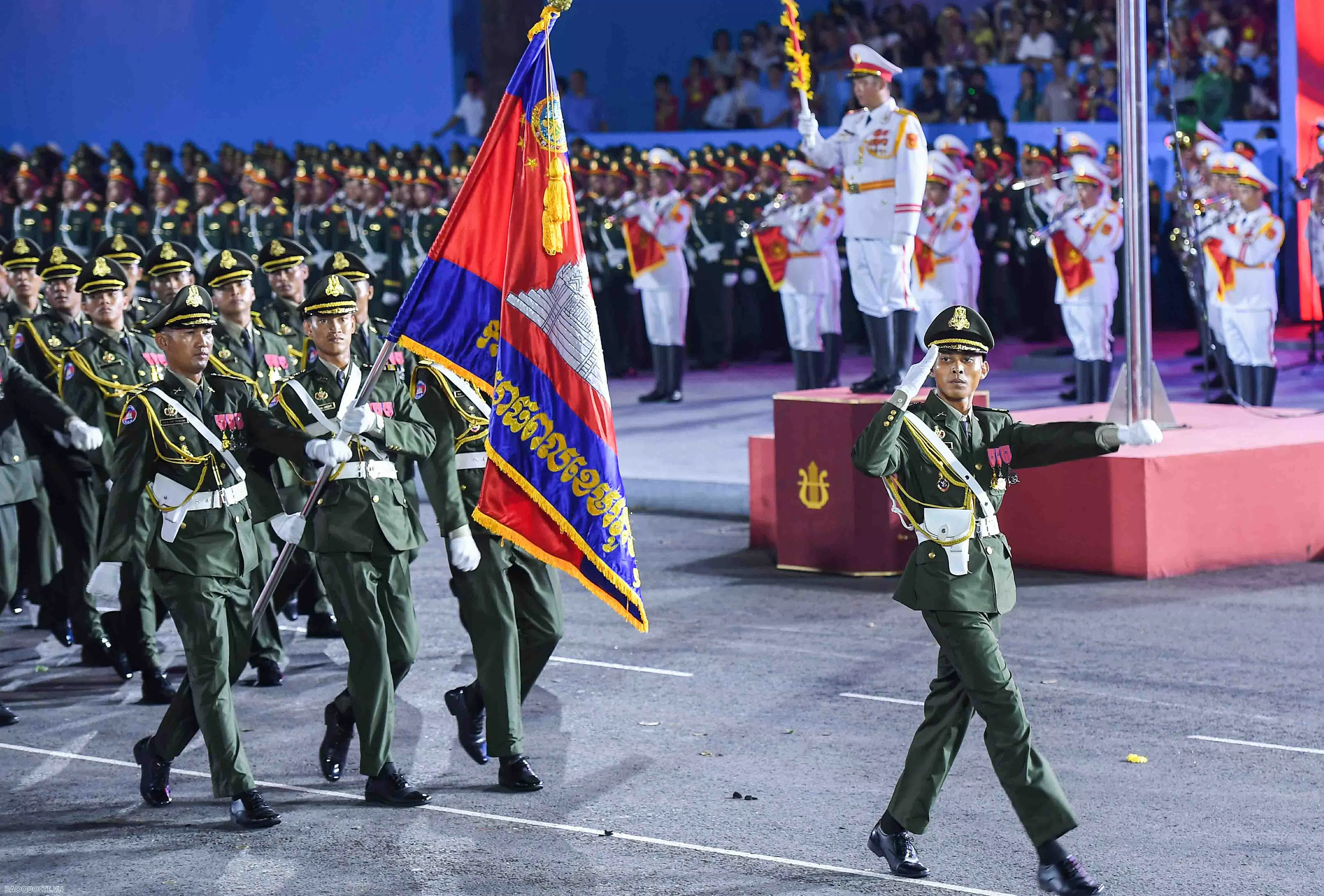 50 năm Thống nhất đất nước: Đại tướng Campuchia đề cao sức mạnh của tình đoàn kết, hữu nghị hợp tác 50 năm Thống nhất đất nước: Đại tướng Campuchia đề cao sức mạnh của tình đoàn kết, hữu nghị hợp tác