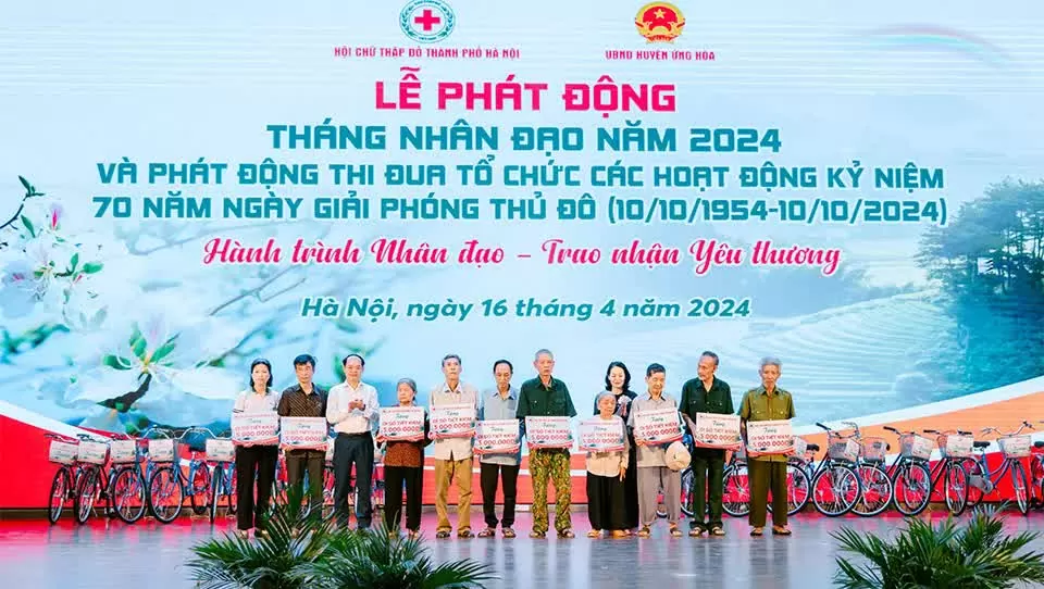 Tháng Nhân đạo năm 2025: Lan tỏa các hoạt động nhân ái Tháng Nhân đạo năm 2025: Lan tỏa các hoạt động nhân ái