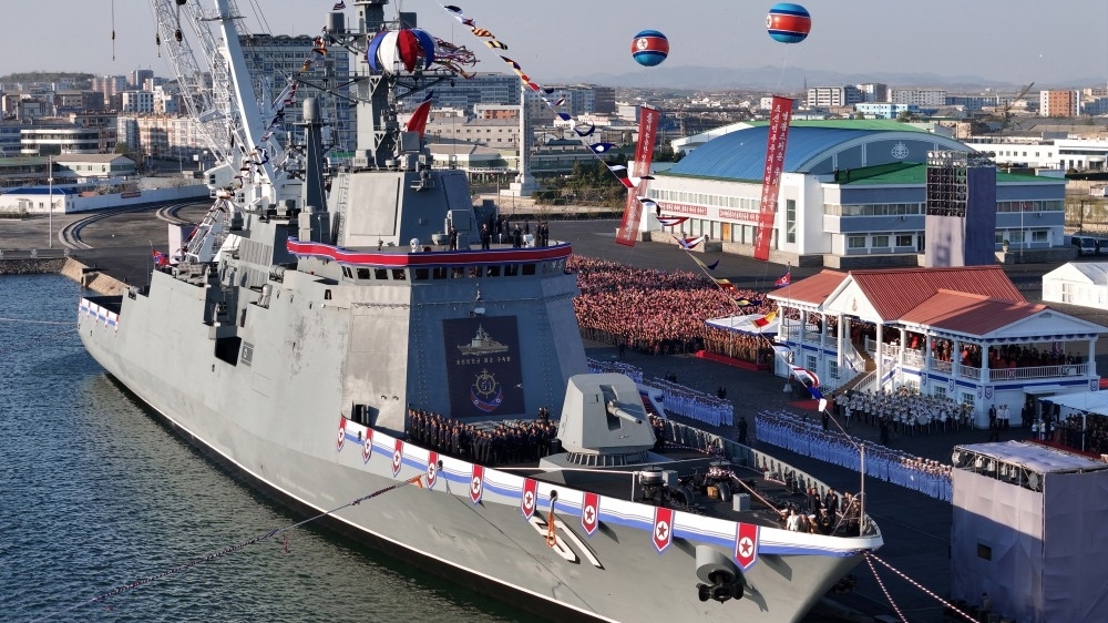 Triều Tiên hạ thủy tàu chiến tượng trưng cho 'sự thay đổi vị thế Hải quân' quốc gia