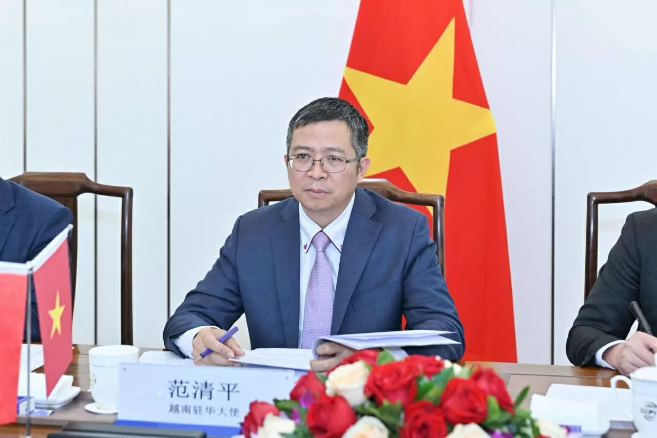 Đại sứ Phạm Thanh Bình khẳng định Đại sứ quán Việt Nam tại Trung Quốc sẵn sàng đóng vai trò cầu nối, hỗ trợ CCPIT hợp tác với các đối tác của Việt Nam cũng như kết nối doanh nghiệp hai nước.