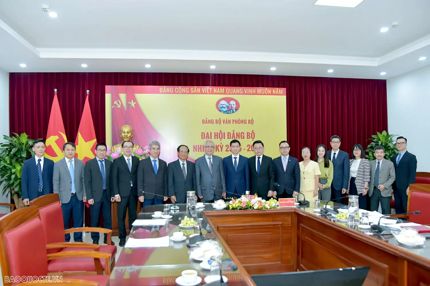 Đại hội Đảng bộ Văn phòng Bộ Ngoại giao nhiệm kỳ 2025-2030: Đoàn kết, vững mạnh, hoàn thành xuất sắc nhiệm vụ chính trị Đại hội Đảng bộ Văn phòng Bộ Ngoại giao nhiệm kỳ 2025-2030: Đoàn kết, vững mạnh, hoàn thành xuất sắc nhiệm vụ chính trị