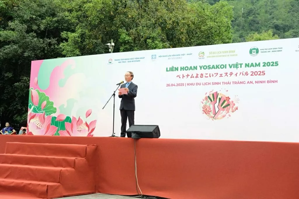 Lần đầu tiên Liên hoan Yosakoi được tổ chức ở Ninh Bình Lần đầu tiên Liên hoan Yosakoi được tổ chức ở Ninh Bình