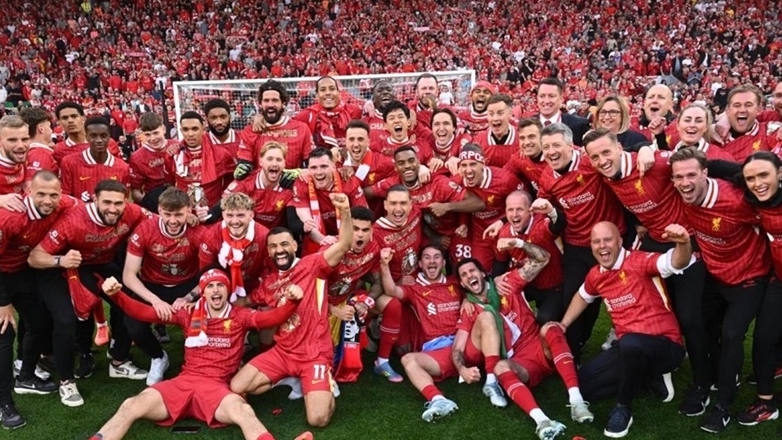 Lần thứ 20 lên ngôi Ngoại hạng Anh, Liverpool cân bằng kỷ lục của Man Utd