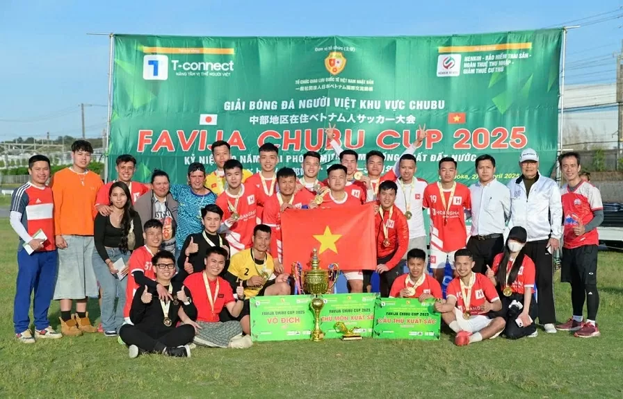 Giải bóng đá chào mừng Đại lễ 30/4 tại Nhật Bản Giải bóng đá chào mừng Đại lễ 30/4 tại Nhật Bản