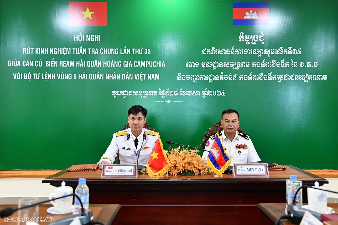 Hải quân Việt Nam – Campuchia rút kinh nghiệm tuần tra trên vùng nước lịch sử Hải quân Việt Nam – Campuchia rút kinh nghiệm tuần tra trên vùng nước lịch sử