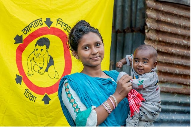 gavi unicef who tai khang dinh cam ket ho tro bangladesh ve tiem chung cho tre em