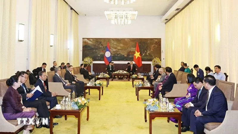 Tổng Bí thư Tô Lâm hội kiến Tổng Bí thư, Chủ tịch nước Lào Thongloun Sisoulith