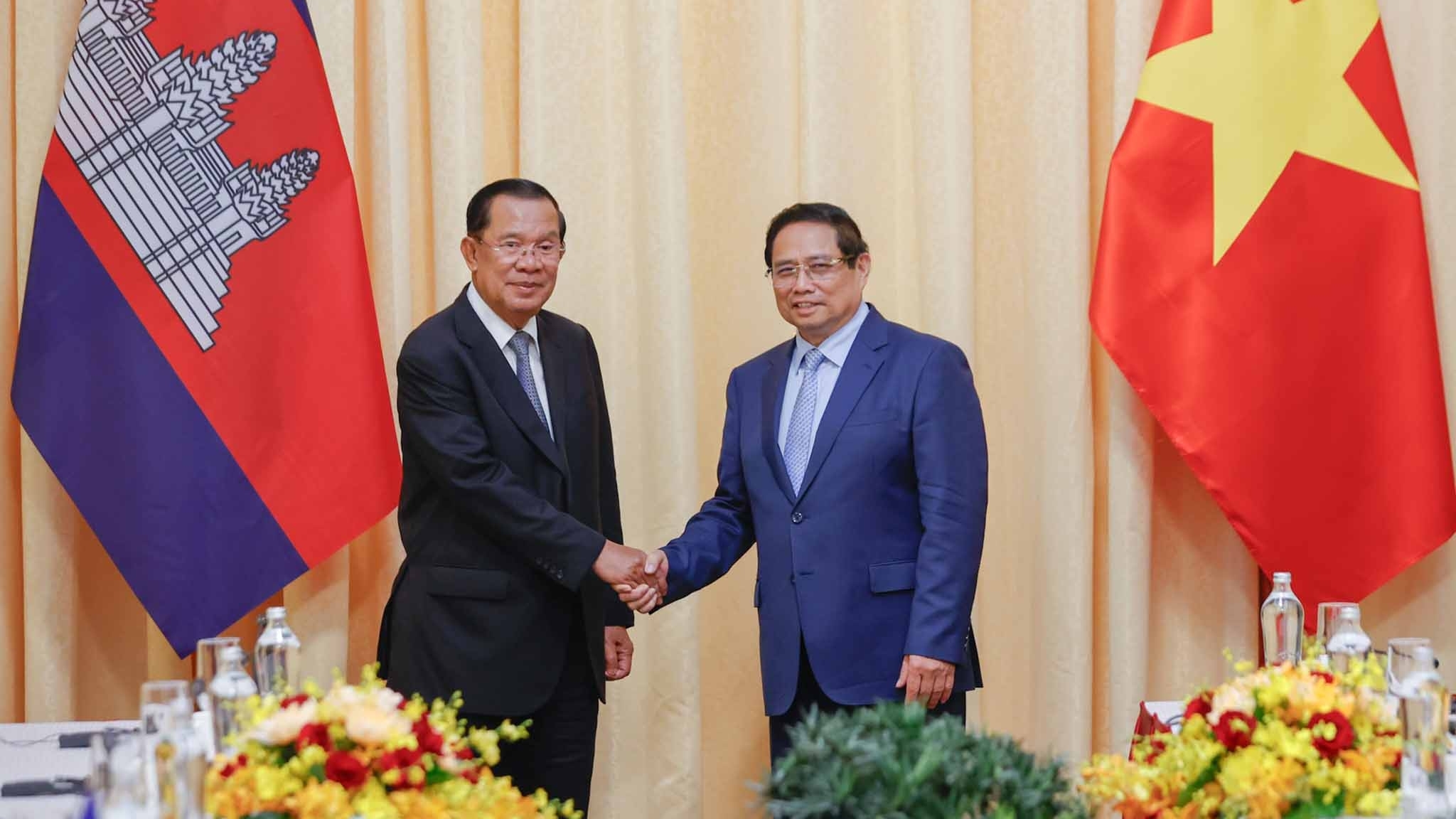 thu tuong pham minh chinh gap chu tich cpp chu tich thuong vien campuchia hun sen