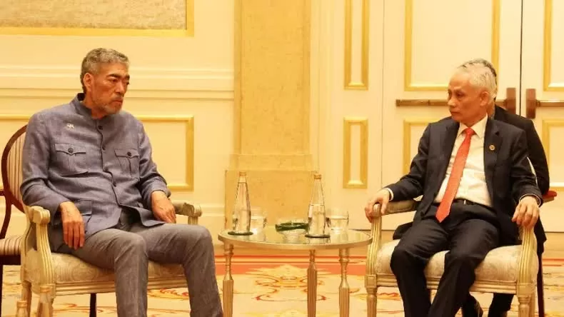 Đồng chí Lê Hoài Trung tiếp đồng chí Miguel Mejia, Tổng Bí thư Đảng Phong trào Cánh tả Thống nhất (MIU), Cộng hòa Dominica. (Nguồn: TTXVN) Đồng chí Lê Hoài Trung tiếp đồng chí Miguel Mejia, Tổng Bí thư Đảng Phong trào Cánh tả Thống nhất (MIU), Cộng hòa Dominica. (Nguồn: TTXVN)