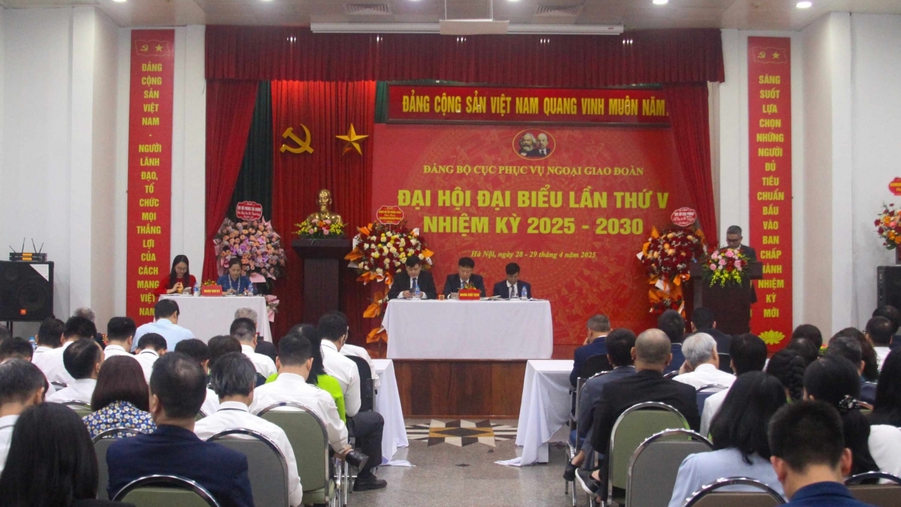 Đảng bộ Cục Phục vụ Ngoại giao đoàn tổ chức Đại hội đại biểu lần thứ V