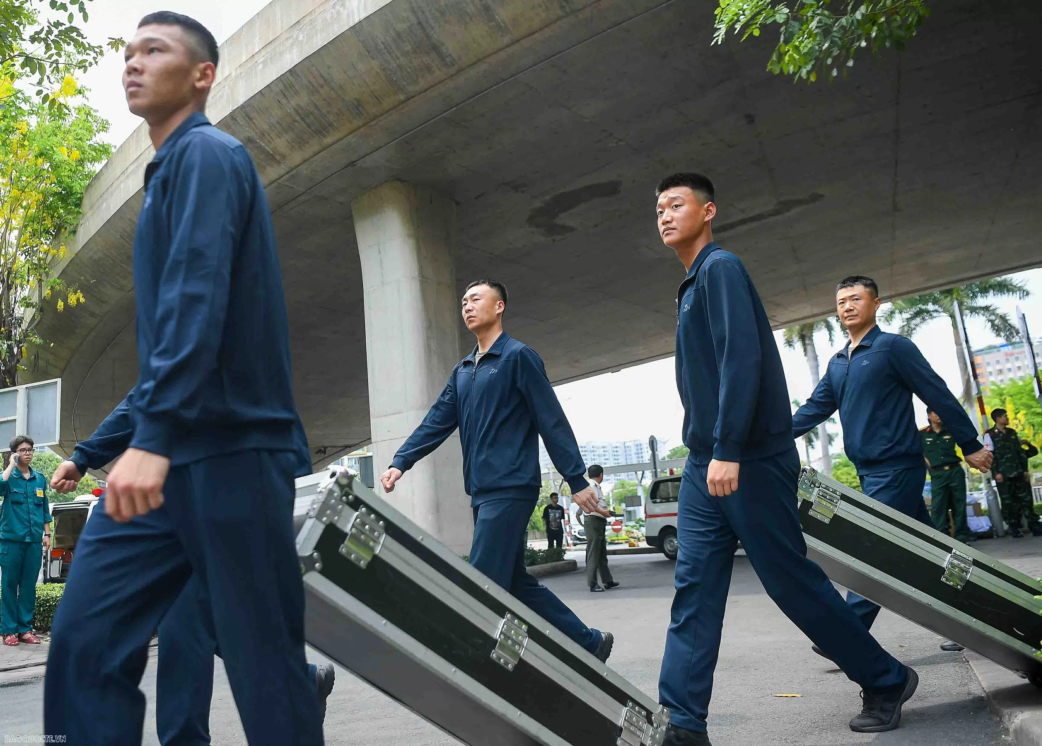 Việt Nam tiễn các đoàn Quân đội Trung Quốc, Lào, Campuchia hoàn thành nhiệm vụ diễu binh về nước