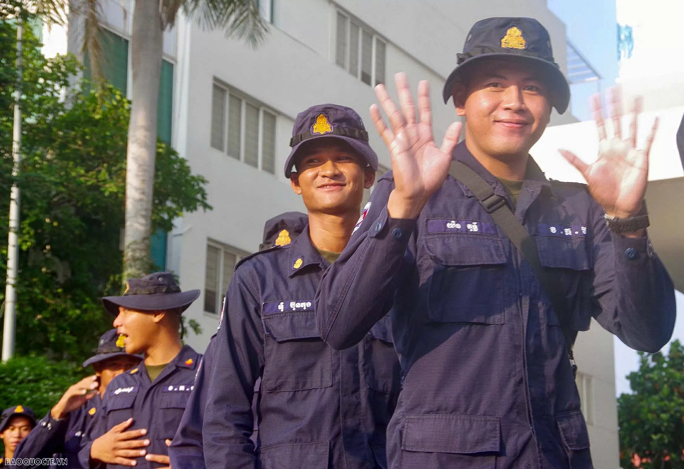 Việt Nam tiễn các đoàn Quân đội Trung Quốc, Lào, Campuchia hoàn thành nhiệm vụ diễu binh về nước