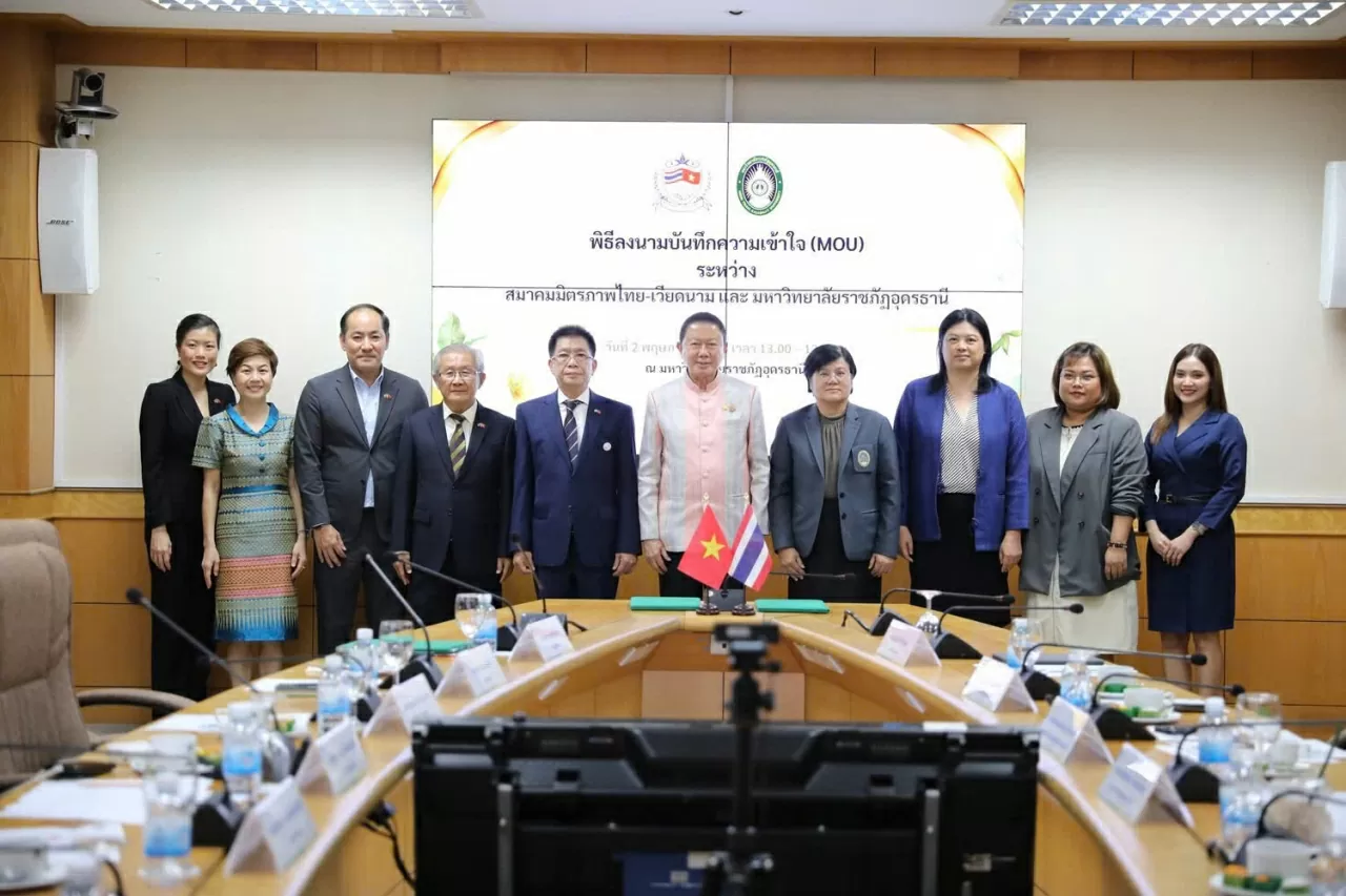 Lễ ký kết hợp tác với Hội hữu nghị Thái Lan - Việt Nam