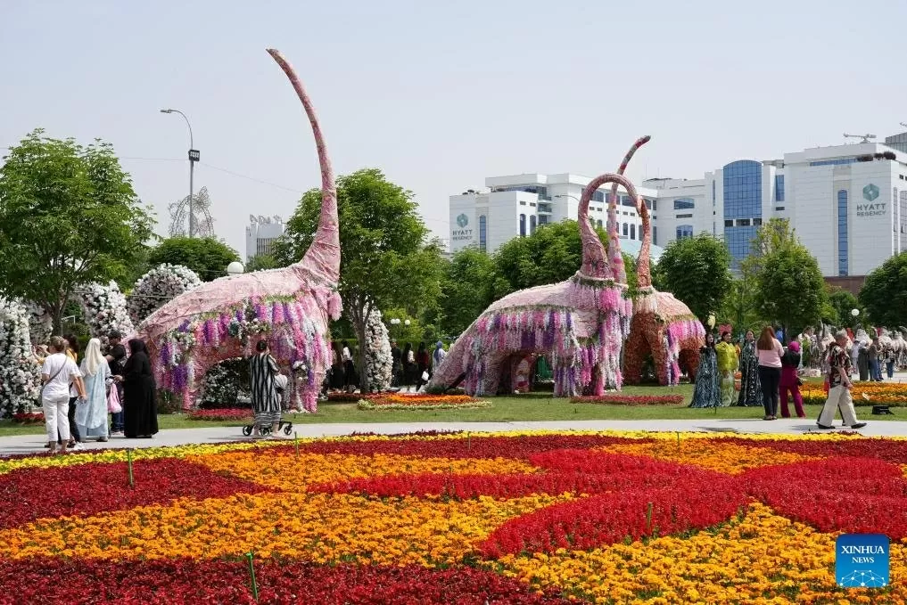 Rực rỡ Lễ hội hoa ở Tashkent, Uzbekistan