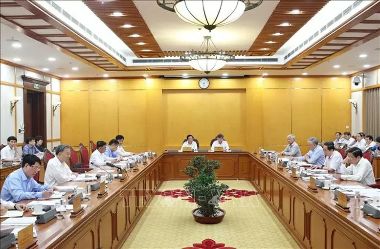 Việc sắp xếp tổ chức bộ máy của hệ thống chính trị  bảo đảm chất lượng và tiến độ đề ra