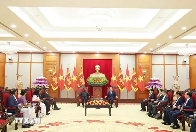 Tổng Bí thư: Việt Nam mong muốn đồng hành và hợp tác với Sri Lanka