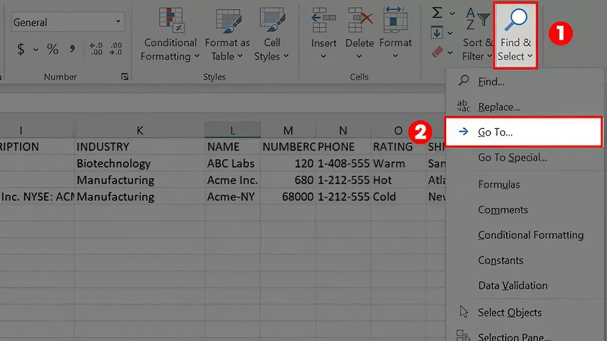 Lỗi Excel bị ẩn dòng 1 2 3 bằng Go to nhanh chóng Lỗi Excel bị ẩn dòng 1 2 3 bằng Go to nhanh chóng