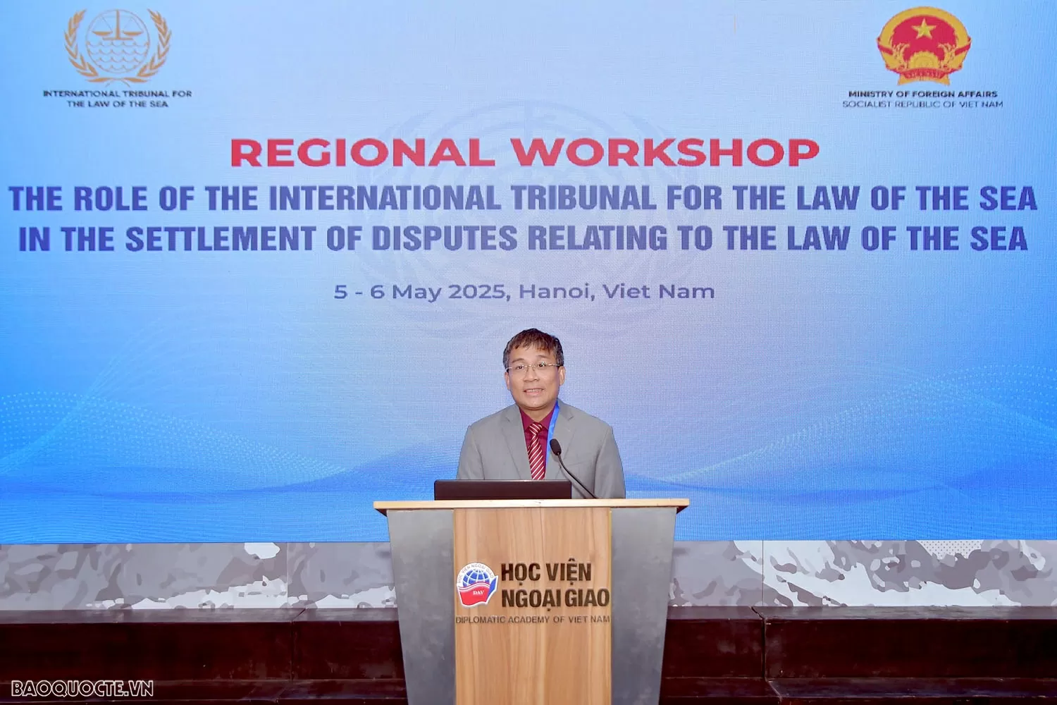 Thứ trưởng Thường trực Nguyễn Minh Vũ dự Hội thảo khu vực về vai trò của Tòa án quốc tế về Luật biển (ITLOS)