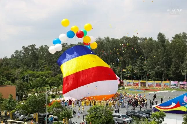 Lễ thượng Đại kỳ tại Đại lễ Vesak Liên hợp quốc 2025 Lễ thượng Đại kỳ tại Đại lễ Vesak Liên hợp quốc 2025