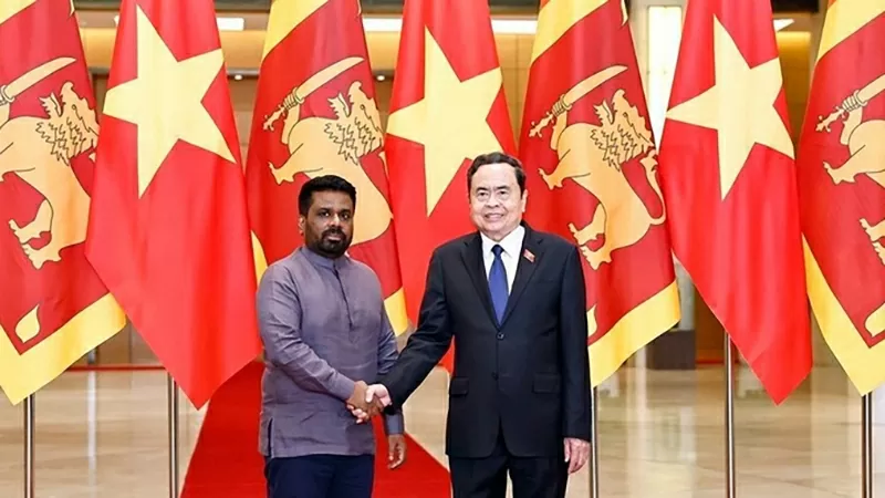 Việt Nam-Sri Lanka xem xét ký thỏa thuận hợp tác giữa hai Quốc hội